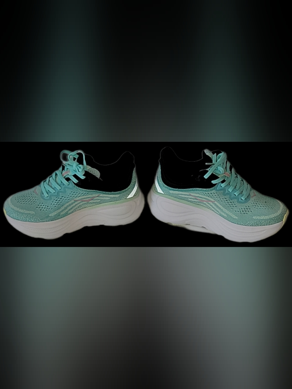"WIDE" Hoka Bondi 9 Women's Teal and Pink Running Shoes BRAND NEW MULTIPLE SIZES - Picture 5 of 14